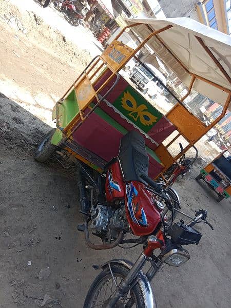 urgent riksha budy sell without bike  bilkul new hai 4