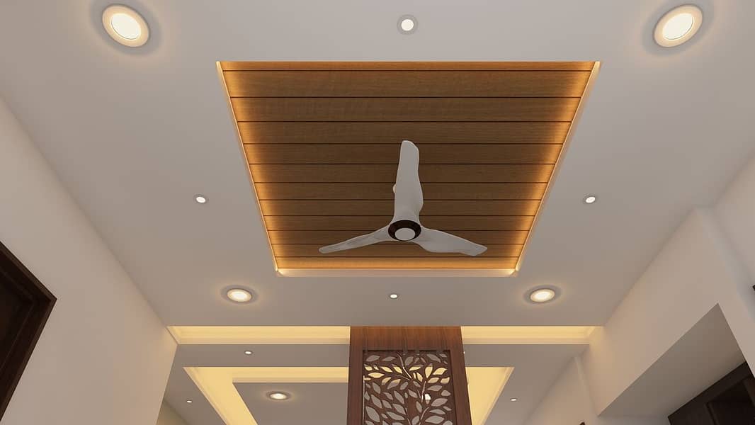 "Reach New Heights of Elegance: Elevate  Space with Stunning Ceiling 13