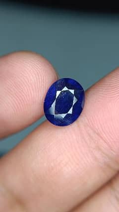 Blue sapphire neelam African royal blue good size gemstone for sale