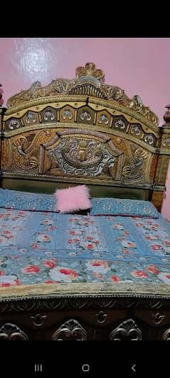 Wooden Bed and Furniture