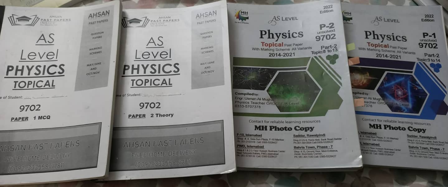 AS AND A LEVEL PAST PAPERS FOR PHYSICS, CHEMISTRY, BIOLOGY 2