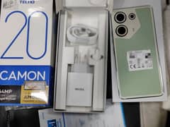 Camon20 8/256 In Display Finger (0333,3225674 whatsap