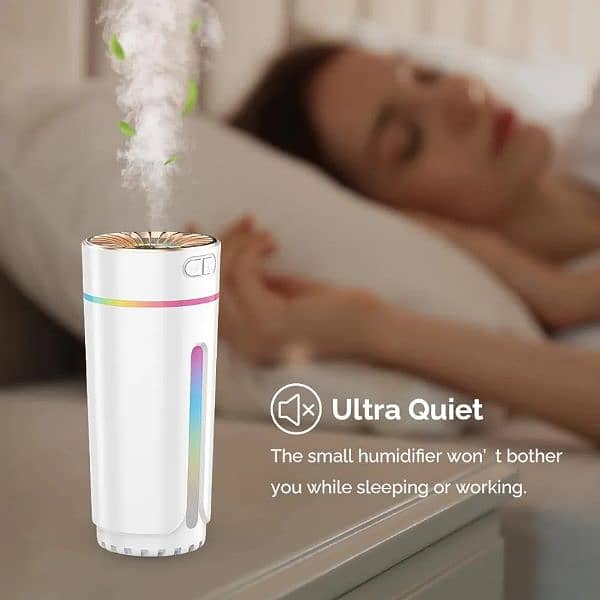 Portable Mini Humidifier with 7-color Lights  {0/3/4/7/4/9/5/8/5/0/8} 7