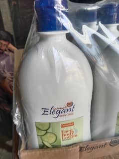 Made in UAE Elegant Face & Body Lotion With Vitamin E. Expire Date 2027 0