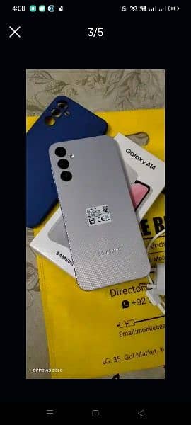 Samsung a14 6/128 silver colour 1