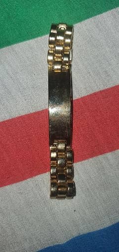 Artificial gold bracelet