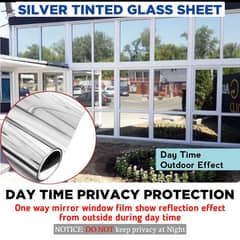 Silver Tinting & Black Tinting Sheet | Heat Protection Glass Sheet