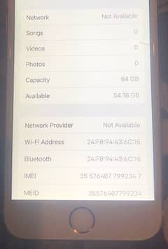 I phone 6S 64 GB PTA approved 0