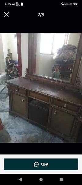 dressing table king size bed  for sale 6