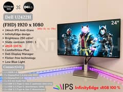 24inch Dell U2422h sRGB 100% 24 inch Borderless Gaming LED Monitor ps5