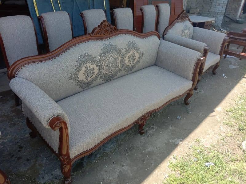 Solid wooden sofa set 2