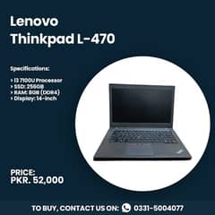 Lenovo ThinkPad L-470 i3-7gen 0