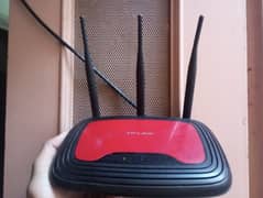 used TP-Link WiFi modem with 3 antennas for sale: 0