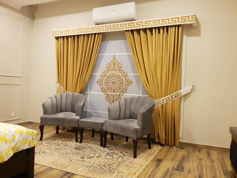 Luxury furnished 2 bedroom apartment for rent in Height 1 block c bahria town rawalpindi 19