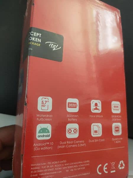 itel A26 for sale with full waranty seel pack 1