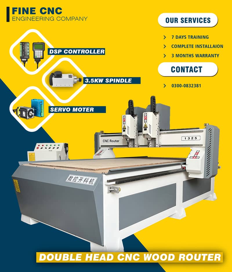 Wood Router CNC Machine For Sale (Carving,Engraving,Cutting machines) 1