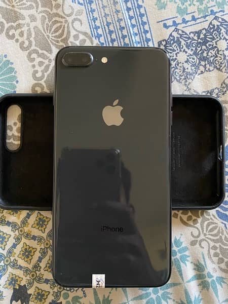 iPhone 8 Plus 64gb black official PTA approved 2