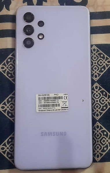Samsung A32 lilac color 1