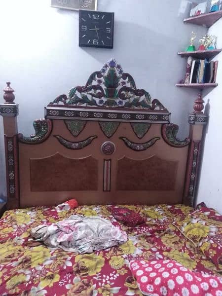 Premium Wooden BED SET. High quality wood 1