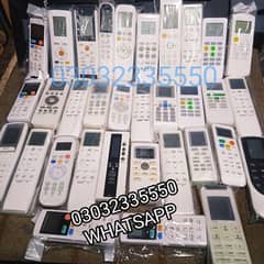 Ac Remote / Inverter Ac Remote / Haier Gree TCL Dawlance orient Ac re