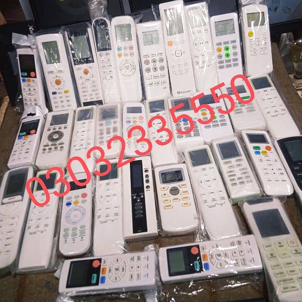 Ac Remote / Inverter Ac Remote / Haier Gree TCL Dawlance orient Ac re 1