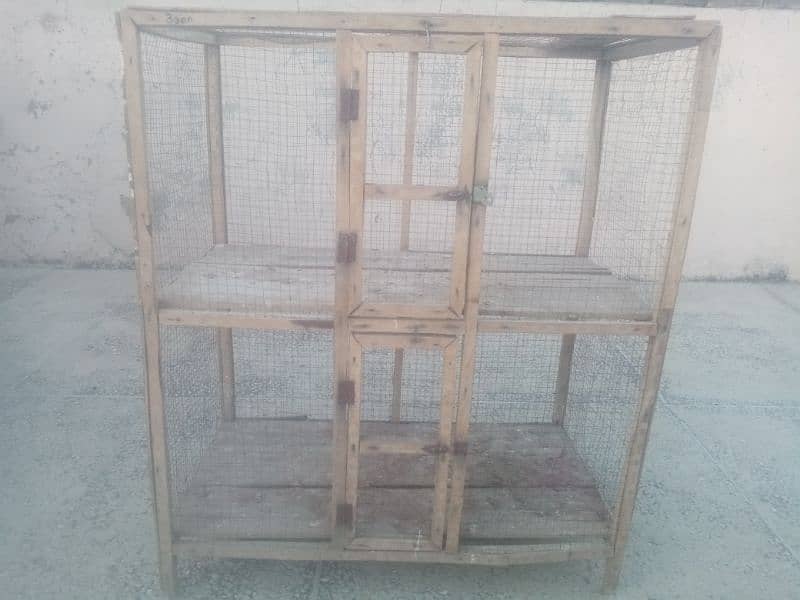 Wooden Cage for birds, pets, and animals 0