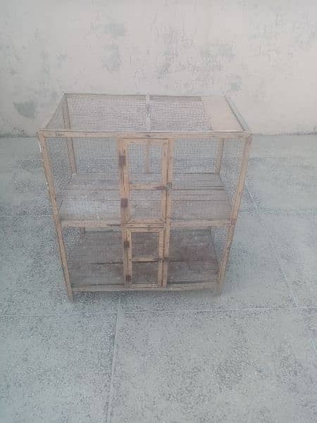 Wooden Cage for birds, pets, and animals 1