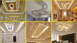 FALSE CEILING / WALLPAPERS / WOOD FLOOR / WALL PANELS/American kitchen 0