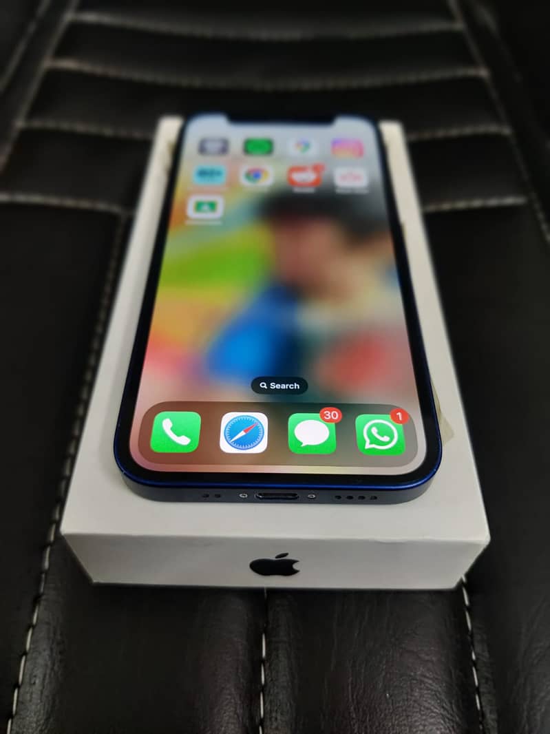 iphone 12 mini blue 128gb PTA Approved 0