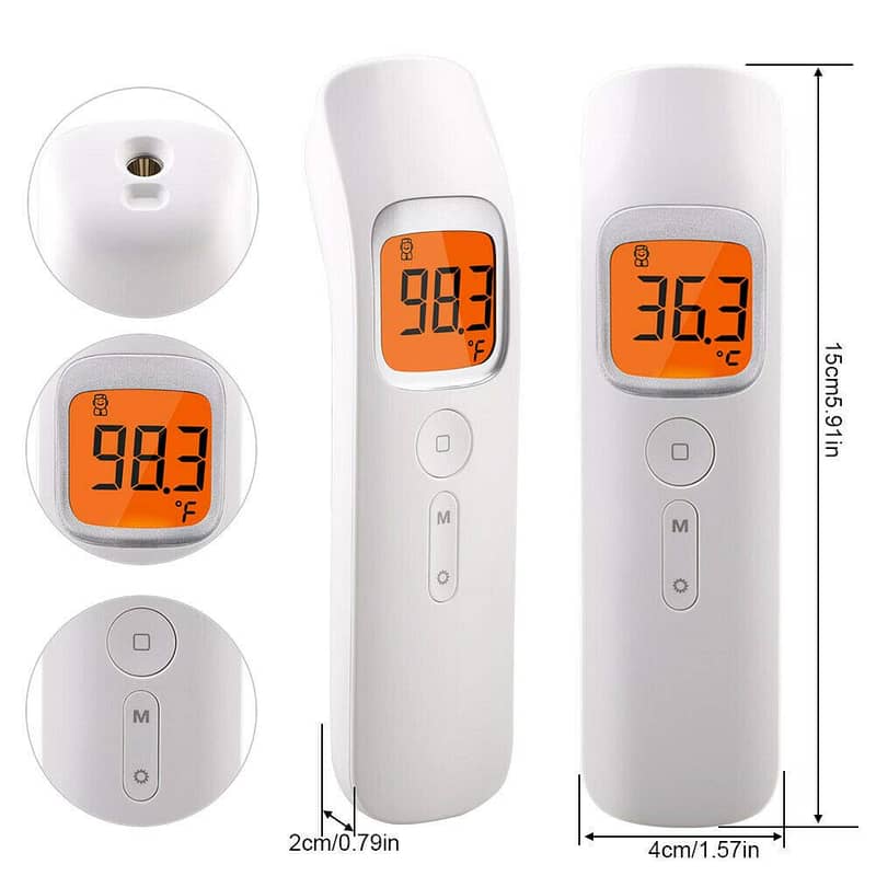 Non-contact infrared thermometer and Pulse Oximeter(Branded) 3