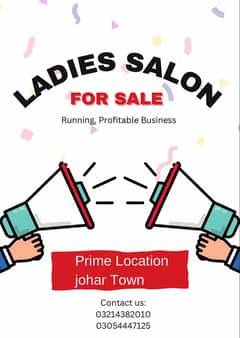 ladies salon and spa for sale
