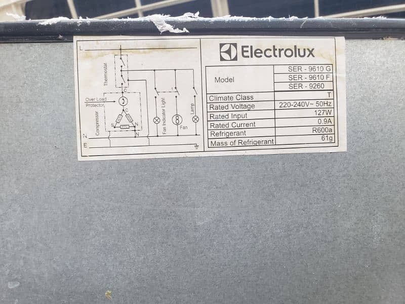 I am selling my Electrolux refrigerator in good condition 3