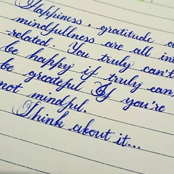 handwriting work 0