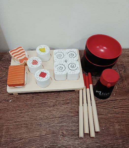 wooden sushi playset for sale 2