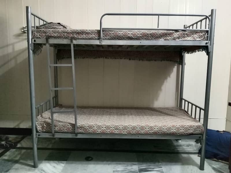 Metal Bunk Bed, Silver for all ages 1