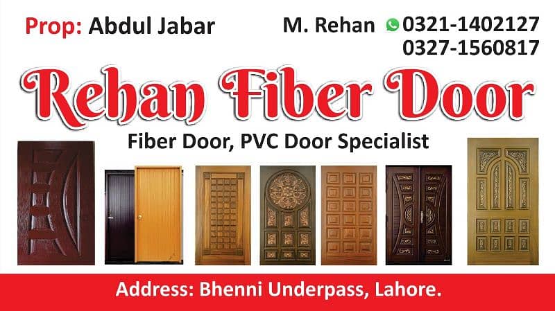 Fiber Door & PVC Door Manufacturer Fiber Chokath 9