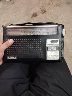 Sony Radio 4- Bands, Model- ICF J40 - Best Condition