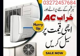 New And Old Ac Sale And Purchased Split Ac / Dead Ac