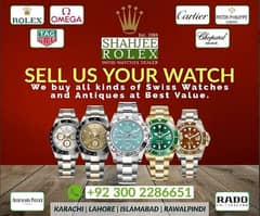 Sell Your Watch @Shahjee Rolex | Chopard Omega Cartier Rado Tag Heuer 0