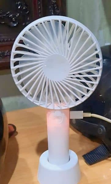 Mini Portable Fan,White 2