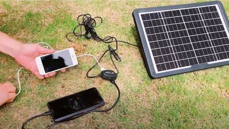 Portable Outdoor Solar Panel Charger Power Bank 2
