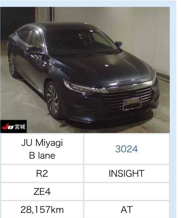 Honda Insight EX Black Edition Navy Blue Color 2020 2