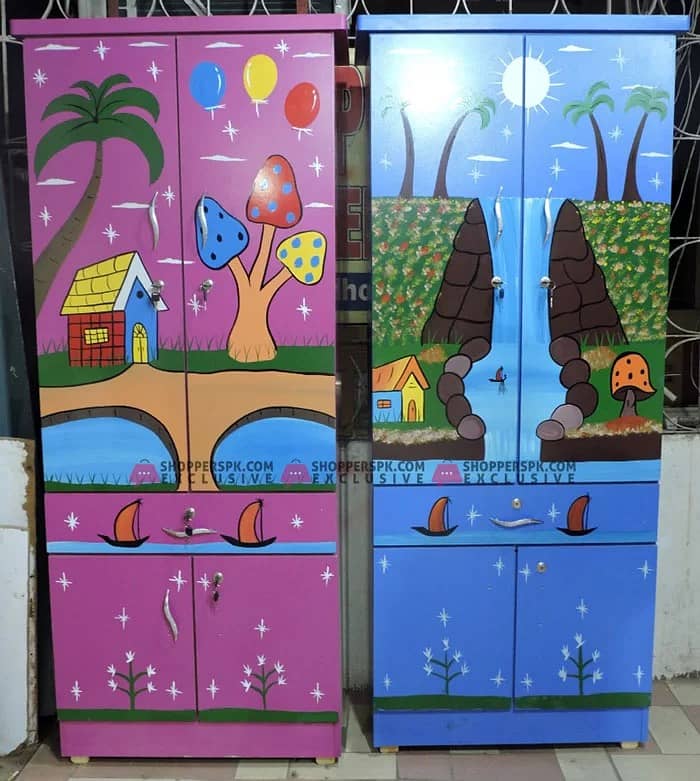 kids wardrobe | kids furniture | kids Almari 50colors Available 6