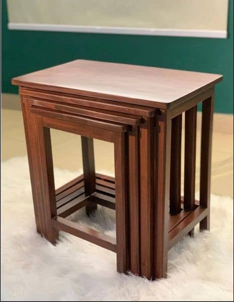 Wooden Table Nesting Table 1