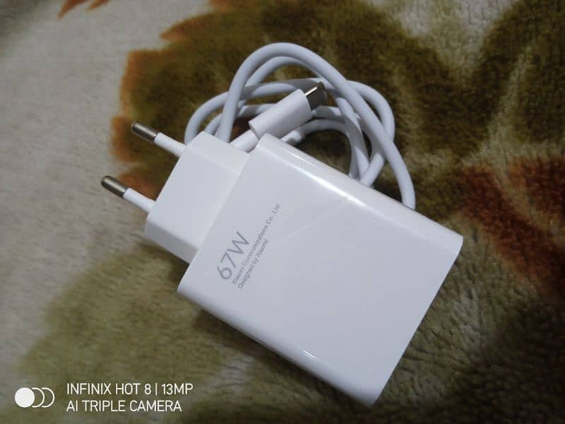 Redmi 13pro Charger and Cable 67watt new original with warranty 1