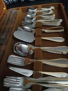 cutlery lovers (New . . Gold plated set 0