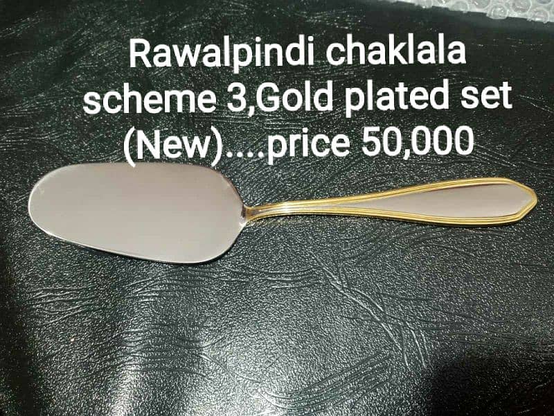 cutlery lovers (New . . Gold plated set 3