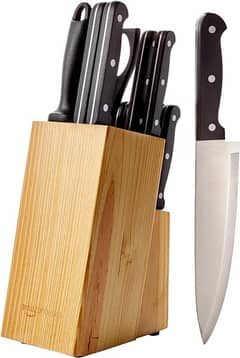 14-Piece Kitchen Knife Set with High-Carbon Stainles -Steel Blades