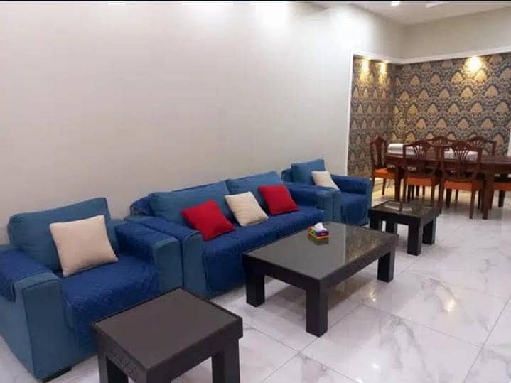 Per day furnished house 10 marla 5 bedroom rent phase 2 bahria town Islamabad 3