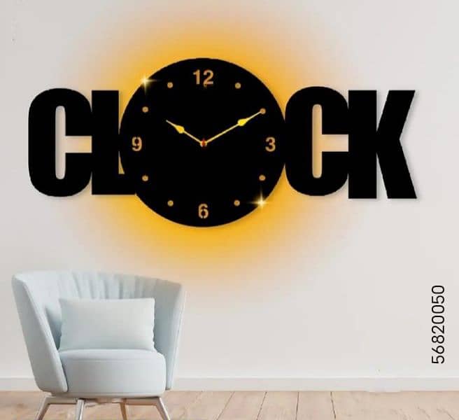 Analogue Wall Clock with light••||| 2